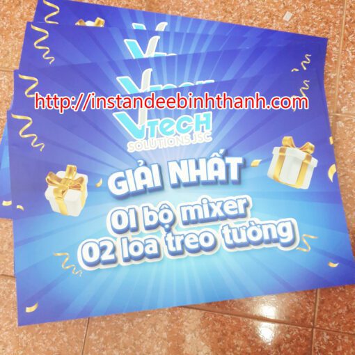 bảng trao giải thưởng