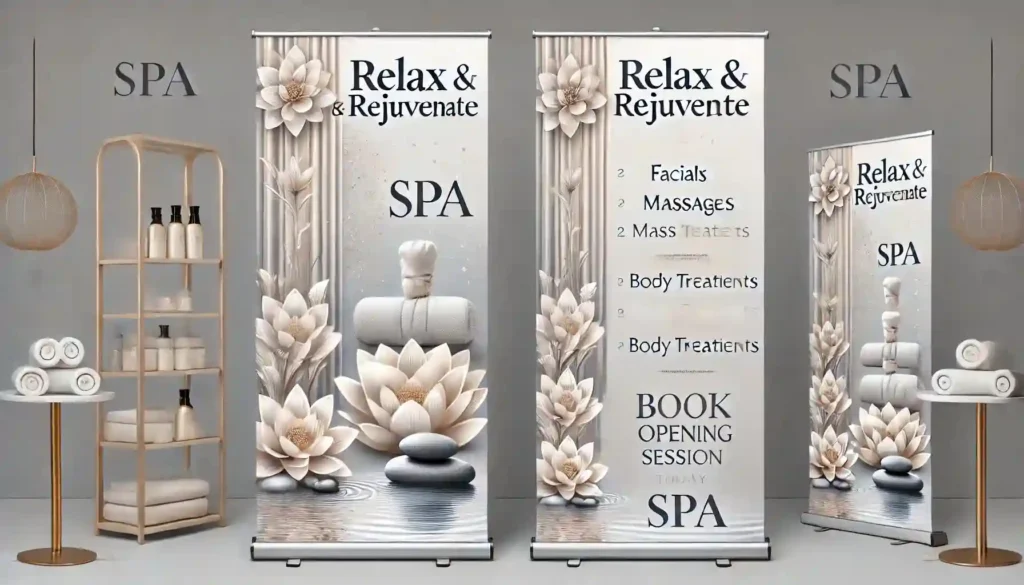 standee spa đẹp