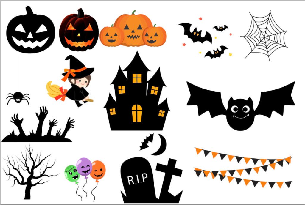 tải vector Halloween 2024 miễn phí