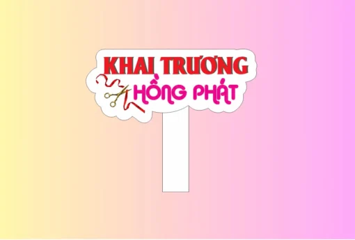 hashtag cầm tay khai trương