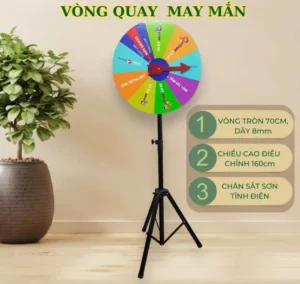 kích thước vòng quay may mắn