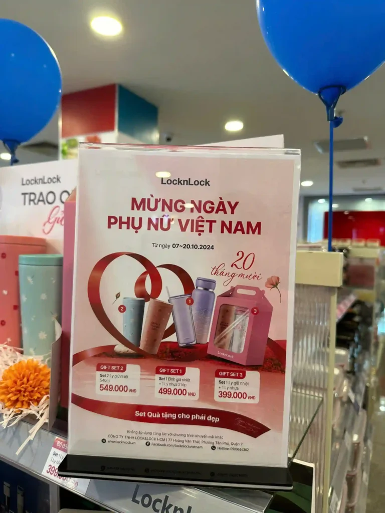 menu mica để bàn a4